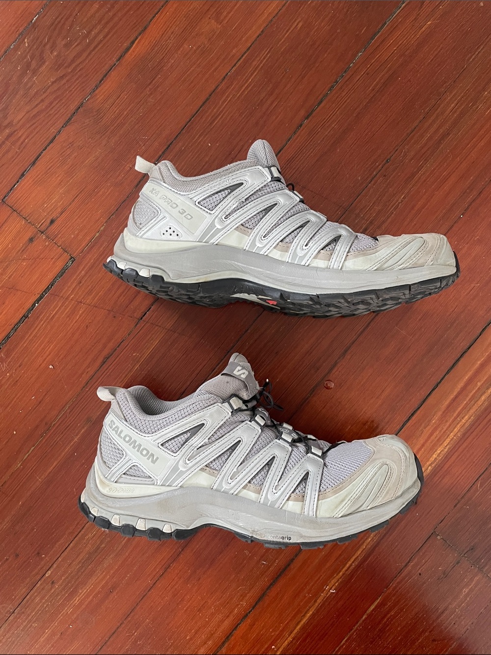 Salomon XA Pro 3D in Alloy/Silver/Lunar Rock sneakers women’s 8 - Picture 5 of 9